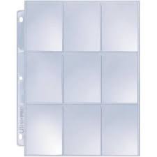 Ultra Pro 9-Pocket Silver Series Pages for Standard Size Cards +100