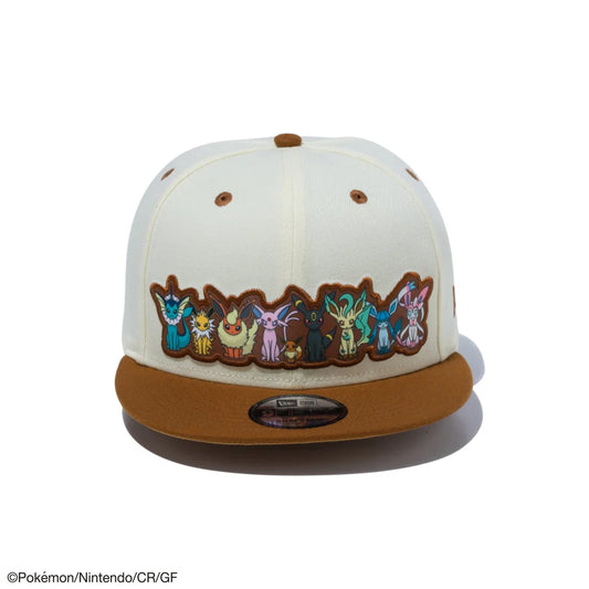 NEW ERA + POKEMON Visera Pokémon Eevee Friends Cromo Blanco Marrón