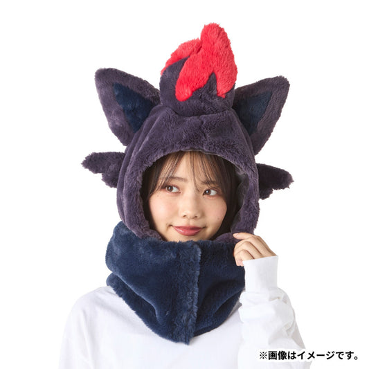 Calentador de Cuello Reversible con Gorro/Capucha Magic Hour Illusion  Zorua & Zoroark