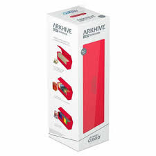 Ultimate Guard Arkhive 400+ Standard Size Monocolor- Red