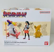 Set de figuras nemona pawmot y scale world Bandai