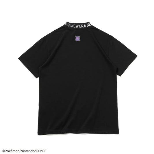 NEW ERA + POKEMON Camiseta deportiva de manga corta con cuello medio Pokémon Gengar Negro