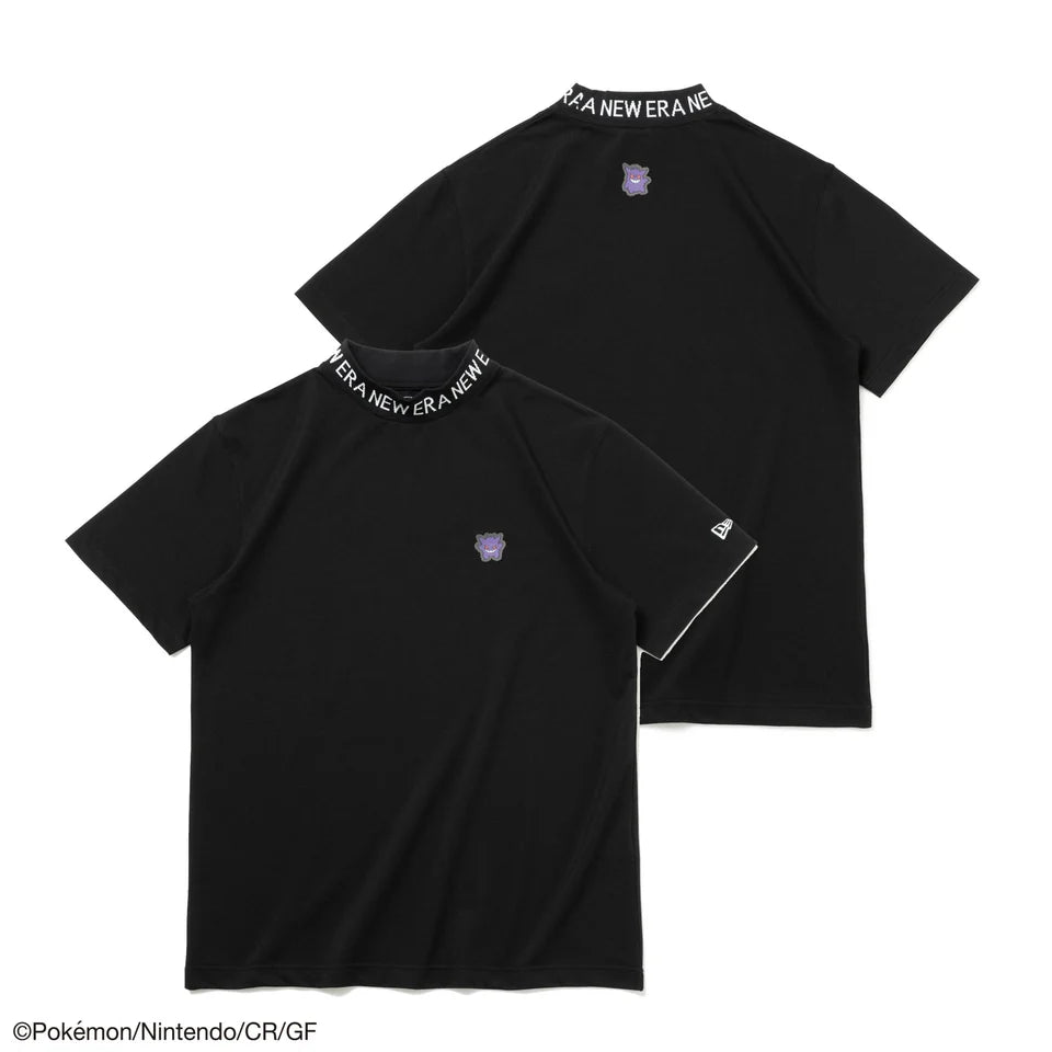 NEW ERA + POKEMON Camiseta deportiva de manga corta con cuello medio Pokémon Gengar Negro