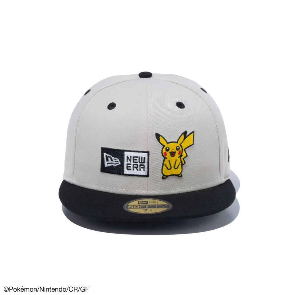 NEW ERA + POKEMON Pokémon Pikachu Box Logo Piedra Visera Negra