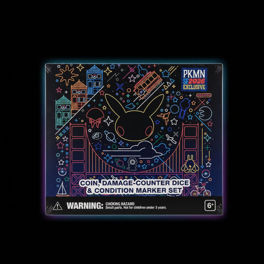 Set de Dados, Moneda y Marcadores Worlds 2026 Black Neon Version San Francisco Exclusive