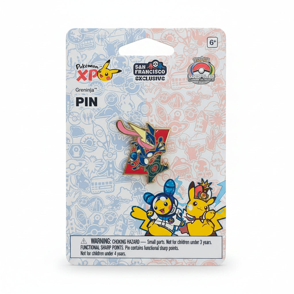 Pin Greninja - Edición Exclusiva San Francisco (Pokémon World Championships / XP