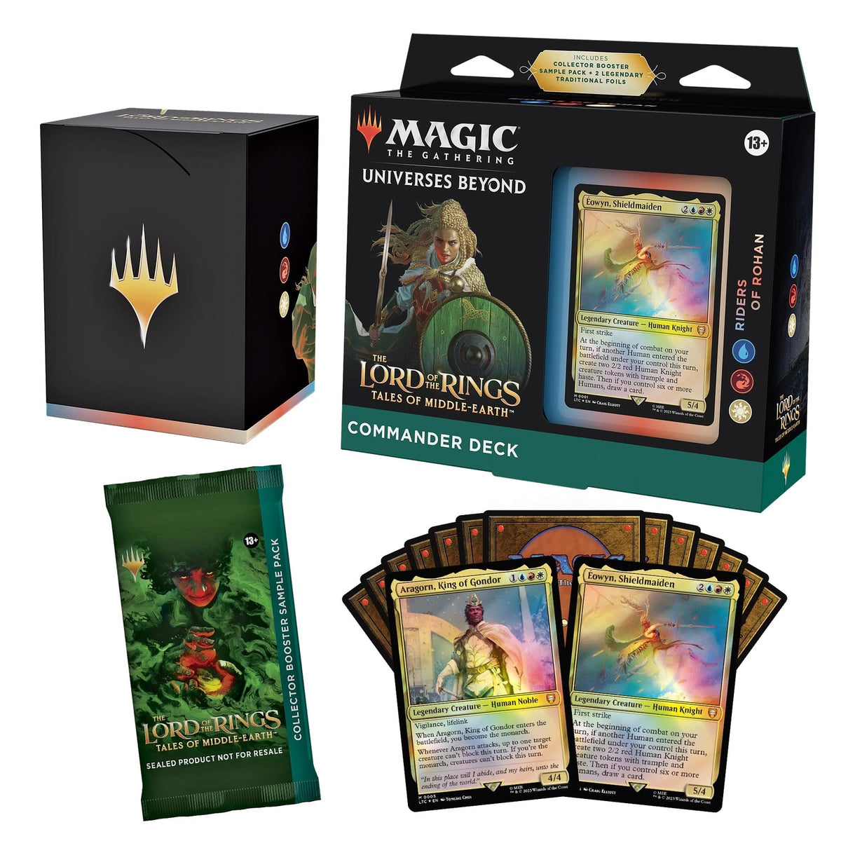 Magic The Hobbit Lord of the Rings Tales of Middle-Earth Commander Deck  Food and Fellowship  Riders of Rohan