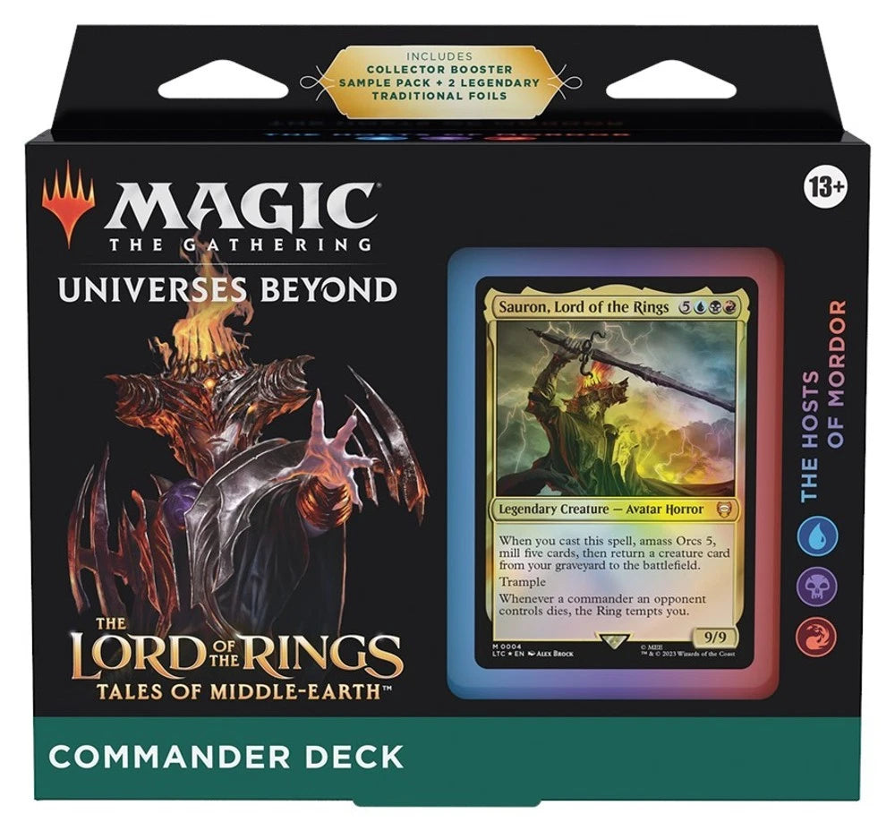 Magic The Hobbit Lord of the Rings Tales of Middle-Earth Commander Deck  The Hosts Of Mordor