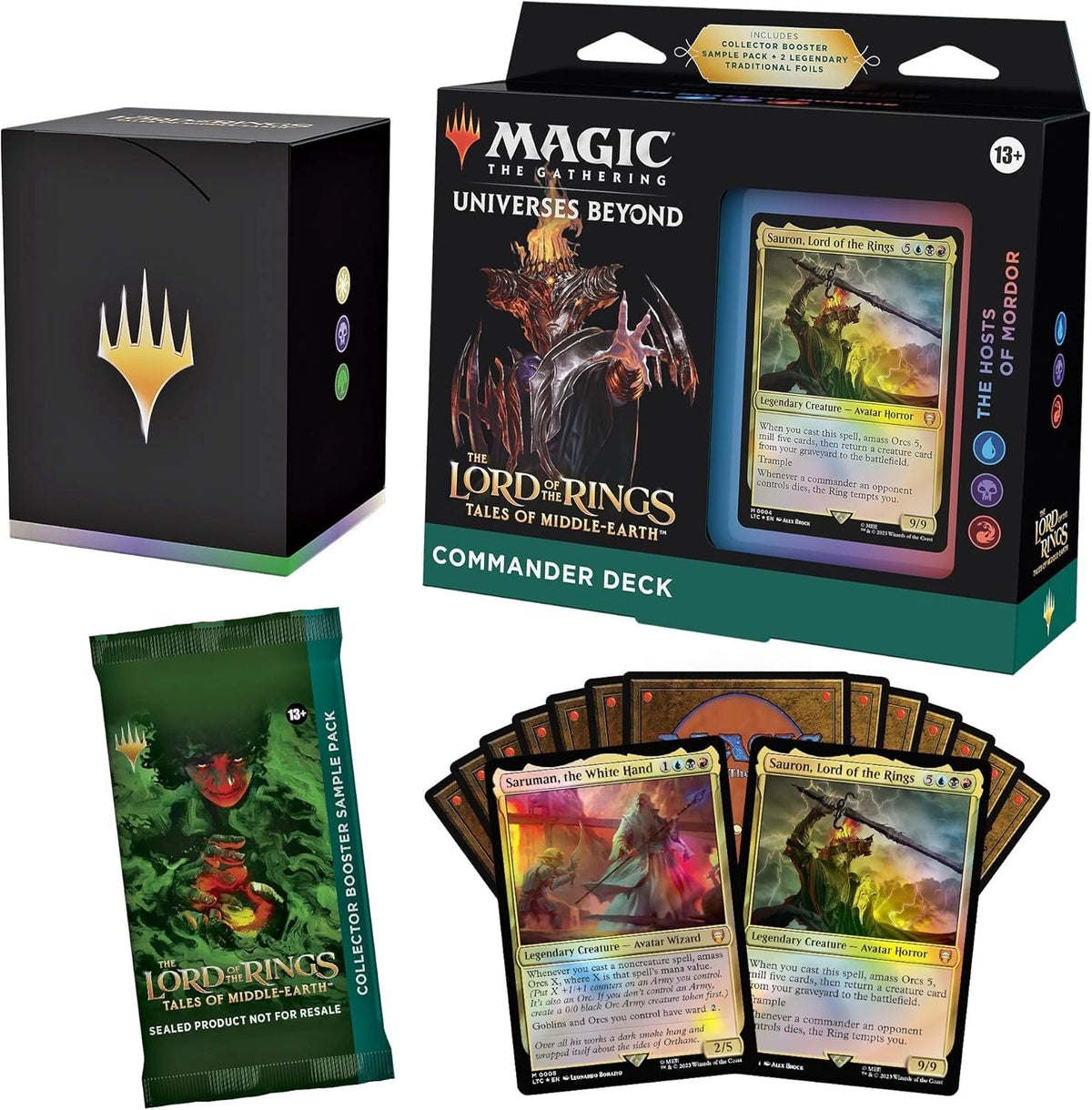 Magic The Hobbit Lord of the Rings Tales of Middle-Earth Commander Deck  The Hosts Of Mordor