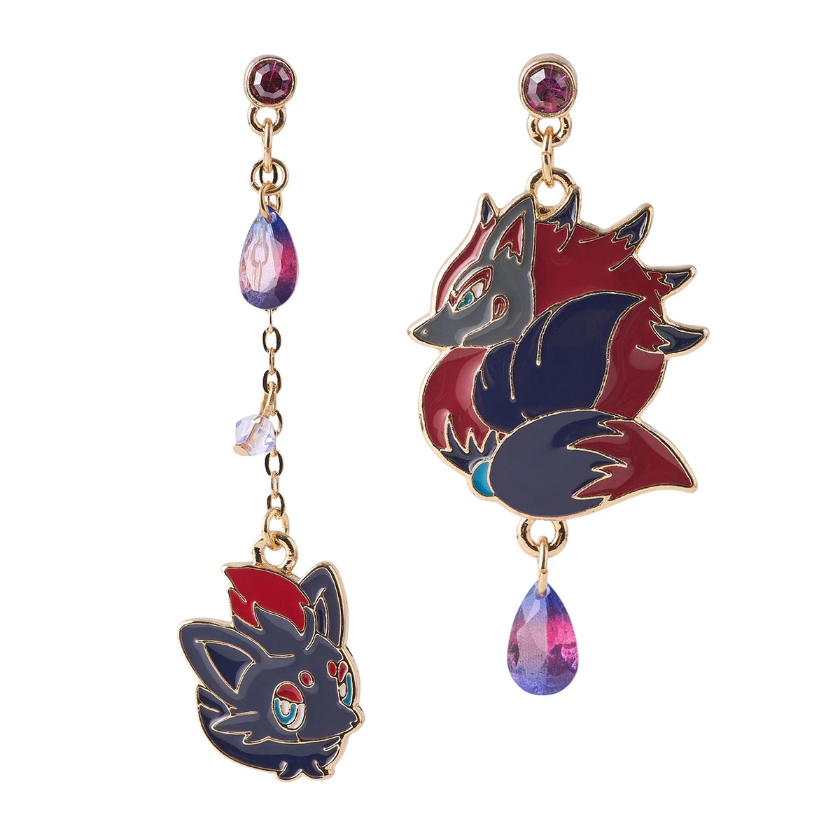 Aretes Zorua y Zoroark Magic Hour Illusion