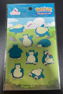 Snorlax planilla de calcomanias pokemon lotte world Corea