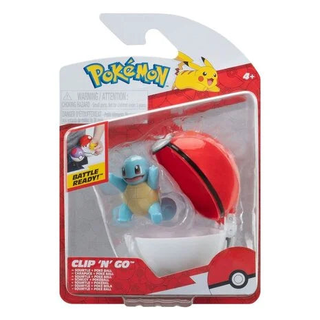 Jazware Pokeball Clip N Go Squirtle