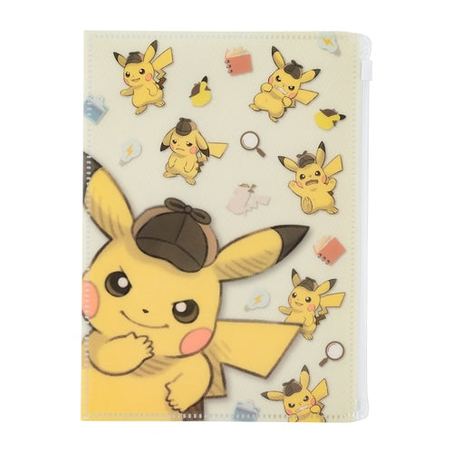 Cuaderno con folder detective pikachu