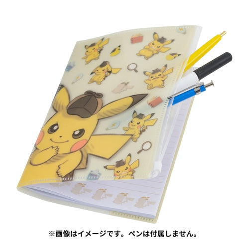 Cuaderno con folder detective pikachu