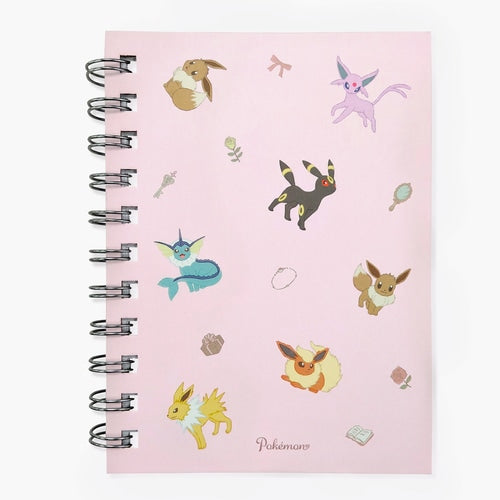 Cuaderno Evoluciones Eevee rosa