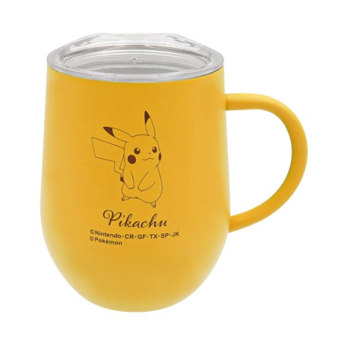 Taza Pikachu de acero inoxidable con tapa