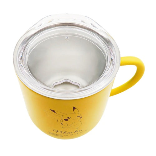 Taza Pikachu de acero inoxidable con tapa