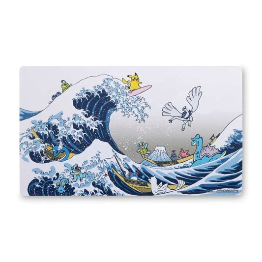 Tapete de juego Premium: Great Wave Pikachu & Friends