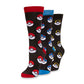 Calcetines patron de pokebolas