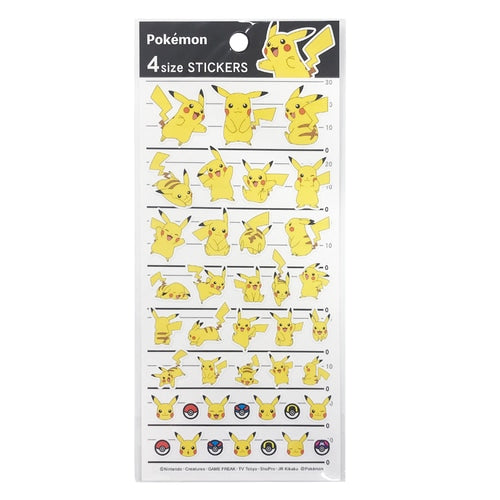 Stickers Pikachu poses